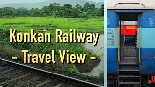 Konkan Railway | View with interesting Facts and Figures ​ कोकण रेल्वे सुंदर प्रवास आणि माहिती