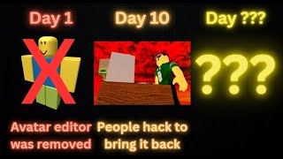 What if Roblox removes the Avatar Editor (Roblox timeline)