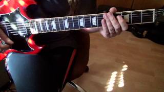 Rolling Stones Can´t You Hear Me Knocking standard tuning guitar lesson + slowdown chords