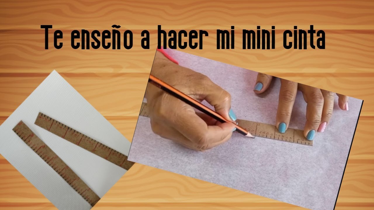 TE ENSEÑO COMO HICE MI CINTA PARA EL MANIQUI A ESCALA! SÚPER FÁCIL