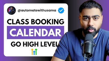 Class Booking Calendar Go High Level Tutorial | GHL Calendar
