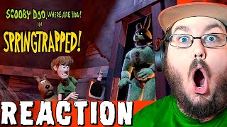 FNAF & SCOOBY DOO CROSSOVER!!! Scooby Doo, Where Are You? In... SPRINGTRAPPED! #FNAF REACTION!!!