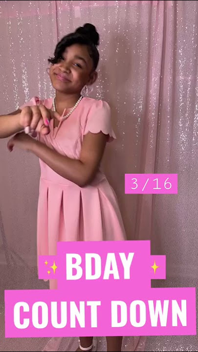 I’m excited! Let the birthday count down begin!