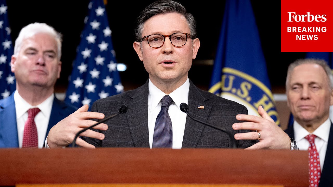 WATCH LIVE: Speaker Johnson & House Republican Leaders Hold Press Briefing On Day 6 Of Govt Shutdown