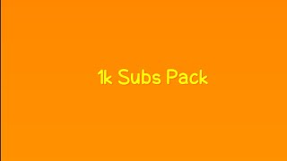 1k Subs Pack | Sticknodes Pro