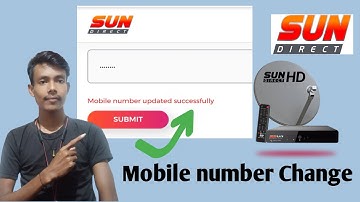 how to change sun direct register mobile number | sun direct DTH mein mobile number kaise badle