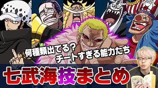 【 ワンピース 】 七武海の技” 全部 