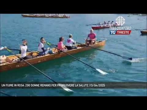 UN FIUME IN ROSA: 200 DONNE REMANO PER PROMUOVERE LA SALUTE | 13/04/2025