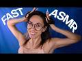 Fast &amp; Aggressive Head Massage ASMR  mouth sounds #asmr #fastasmr