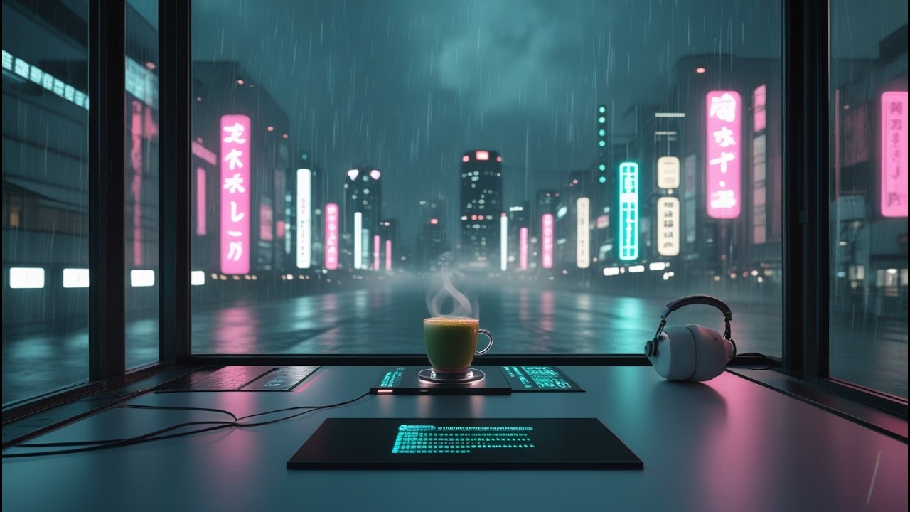 Shinjuku Cyberpunk Rain 🇯🇵 24/7 Ultra-Focus Coding | Blade Runner Tokyo Flow