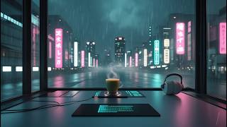 Shinjuku Cyberpunk Rain 🇯🇵 24/7 Ultra-Focus Coding | Blade Runner Tokyo Flow
