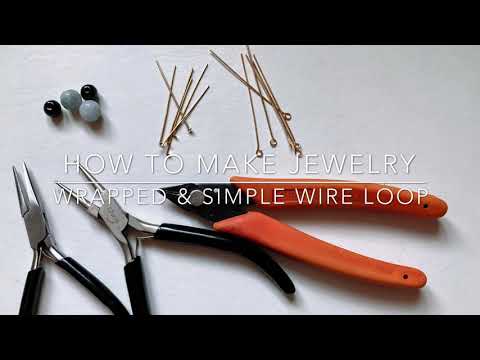 How To Make A Wire Loop | Wrapped And Simple Wire Loop