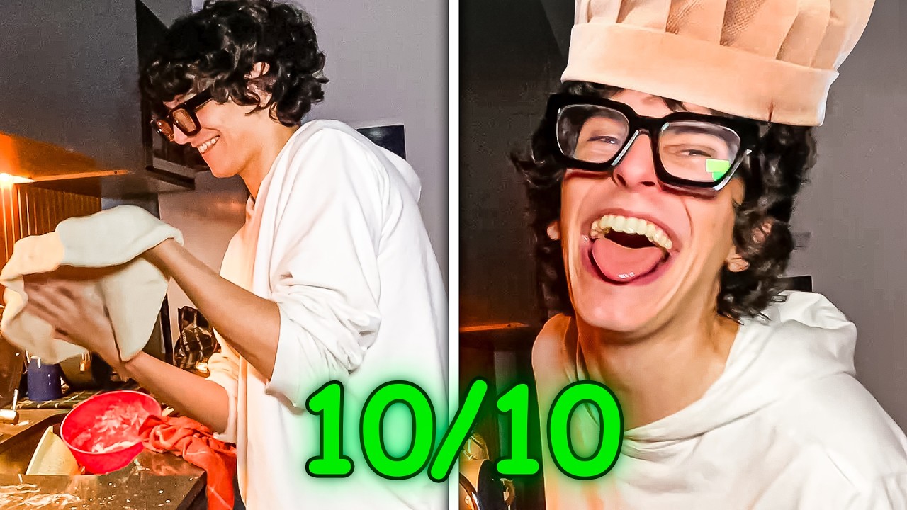 haciendo pizza por primera vez 🤭 (me quedo muy rica en serio no miento)