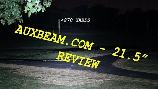 Auxbeam Lightbar Review - 21.5 Inch by Tunnel Vision 4x4 1,618 views 7 years ago 7 minutes, 12 seconds