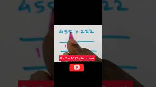 Single Step Multiplication Tricks 455  222 333 444 555 666 777 888 And 999 mathstrick