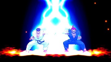 Mugen - Ikemen - Street Fighter - Ryu vs. Akuma (Gouki) - 隆 vs. 豪鬼