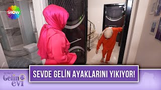 Sevde Gelin Kapıda Ayaklarını Yıkıyor Gelin Evi 973 Bölüm