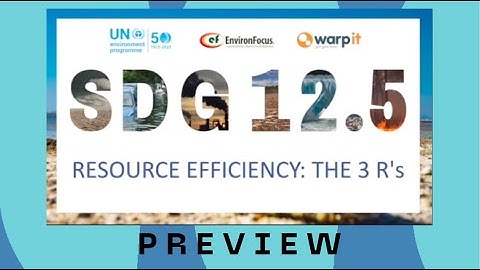 Resource Efficiency: The 3 R