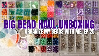 Big Beebeecraft Bead & Charm Haul Unboxing | Organize my Beads with Me, Ep 25