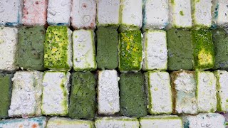 Soft Paste Chalk ASMR crush | Oddly Satisfying Video