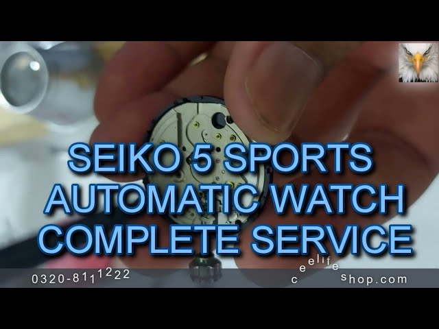seiko 5 sports Automatic watch repairing and complete service in Pakistan |  ceelifemedia | seiko 5 - YouTube