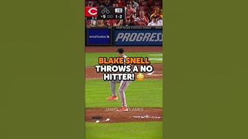 Blake Snell Throws A NO HITTER! 🤩 | #shorts #baseball