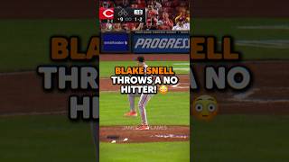 Blake Snell Throws A NO HITTER! 🤩 | #shorts #baseball