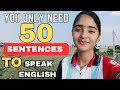 You Only Need 50 Sentences To Speak English | Kashish choudhary english 