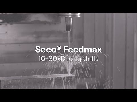 Seco Feedmax machining demo, the future of deep drilling | Seco tools