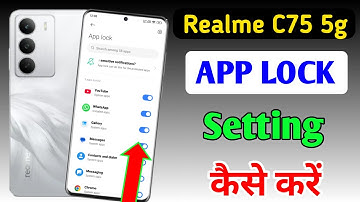 How to lock apps in Realme c75 5g/Realme c75 5g me app lock kaise kare/app lock setting