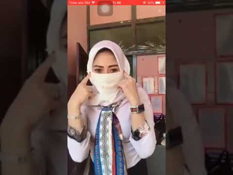 BU GURU HIJABB GOYANG SAMPE REMES REMEES  REMES SUSU