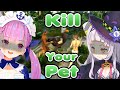 Aqua &amp; Shion try to skin each others&#39; pets [Hololive]