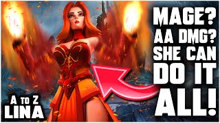 Mage OR Auto Attacker? LINA CAN DO IT ALL! - GRUBBY's A to Z - Dota 2