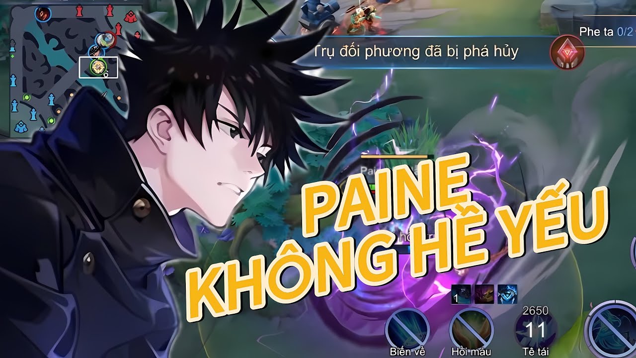 TOP PAINE Trận Đấu Đánh Paine Trang Phục Megumi Fushiguro Hủy Diệt Khiến Team Bạn Phải Khiếp Sợ