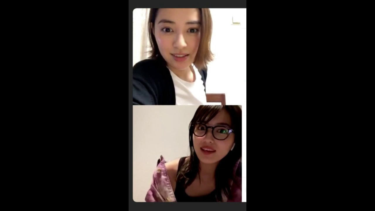 インスタライブ 川口春奈 岡本あずさコラボ配信 05 22 Youtube