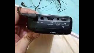 AIWA Portable Radio Walkman Cassette Player