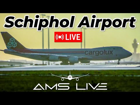 LIVE: Plane Spotting Schiphol | Polderbaan 36L Departures | Aug 21, 2025