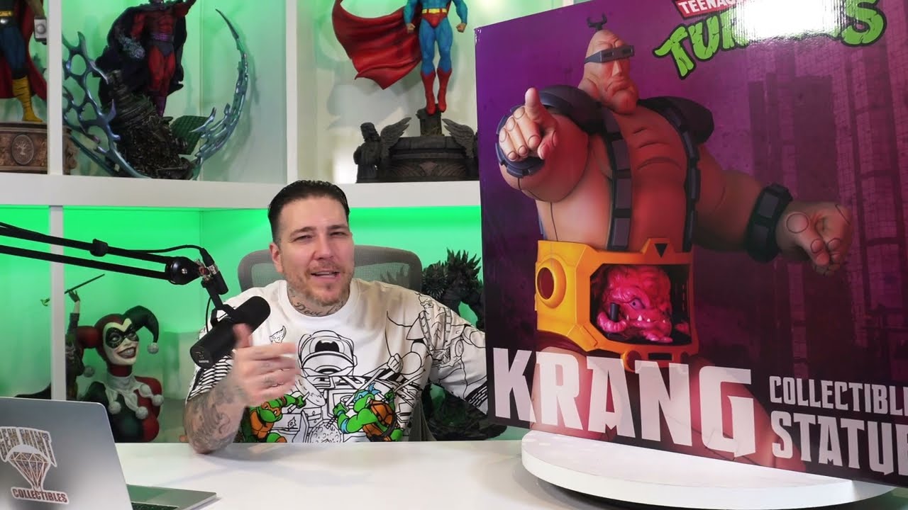 KRANG! Teenage Mutant Ninja Turtle STATUE UNBOXING & Review | PCS | SIDESHOW