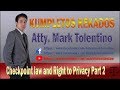 KR: Checkpoint law and Right to Privacy Part 2