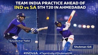Indian Cricket Team Practice Session Ft. Suryakumar Yadav, Shubham Gill, Sanju Samson, Tilak Varma