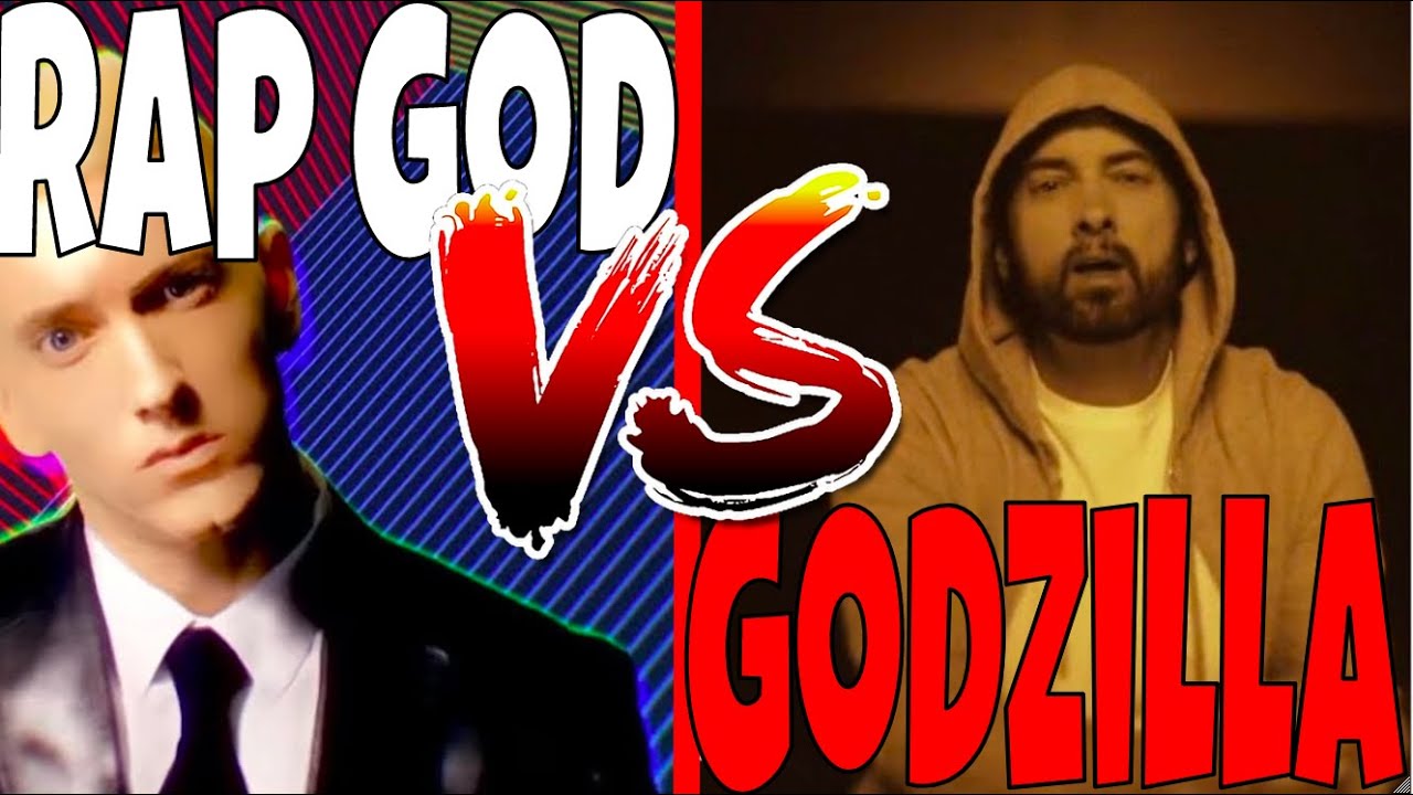 Eminem RAP GOD vs GODZILLA speed test YouTube