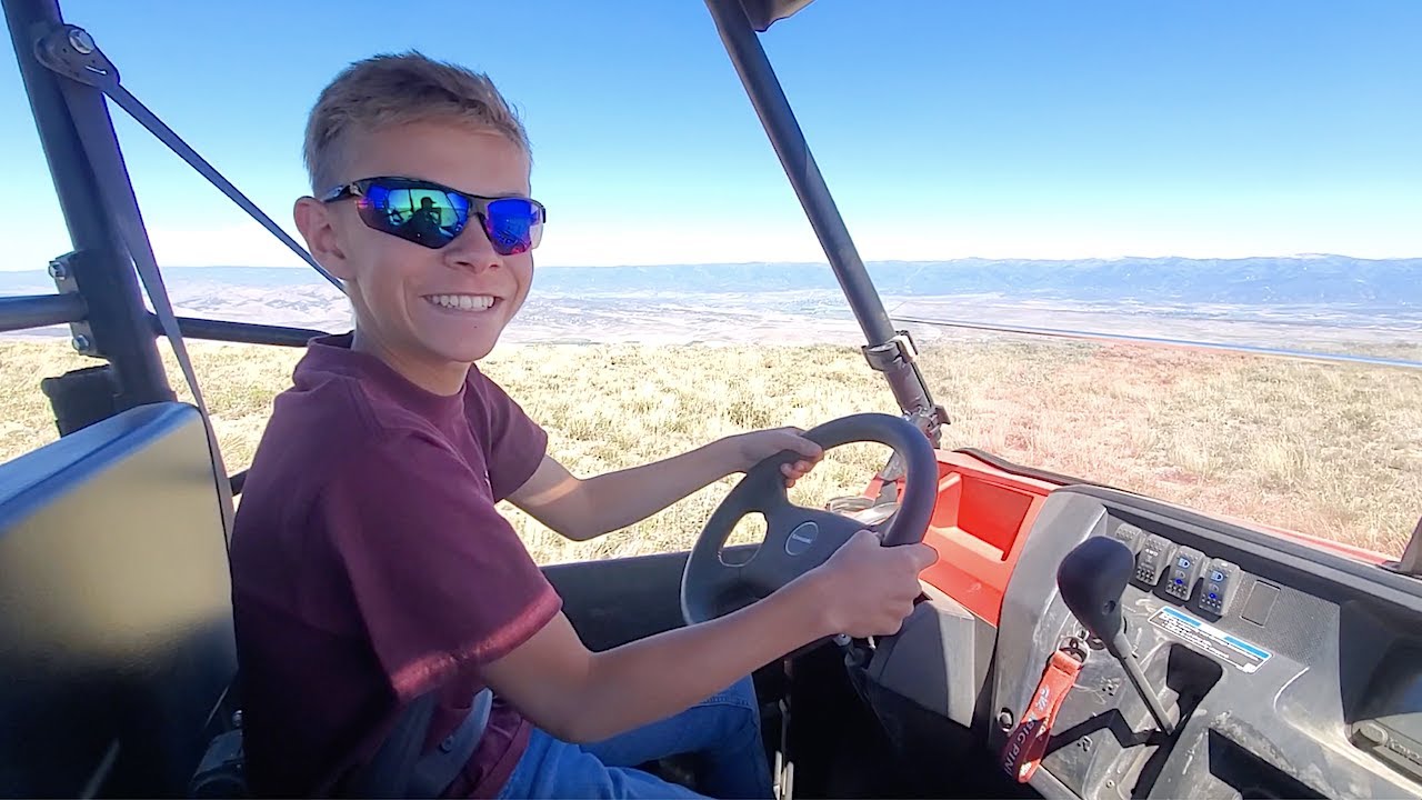 13 YEAR OLD DRIVING for the FIRST TIME on the MOUNTAIN!