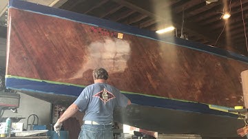 Pettit Paint - Roll and Tip Method for Boat Topside Paint and Varnish