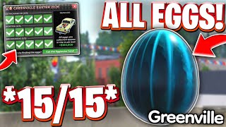 Celebrity 🥚*REAL* ALL 15 EGGS LOCATIONS IN GREENVILLE! ROBLOX GREENVILLE EASTER EGG HUNT EVENT 2026 TUTORIAL Wealth