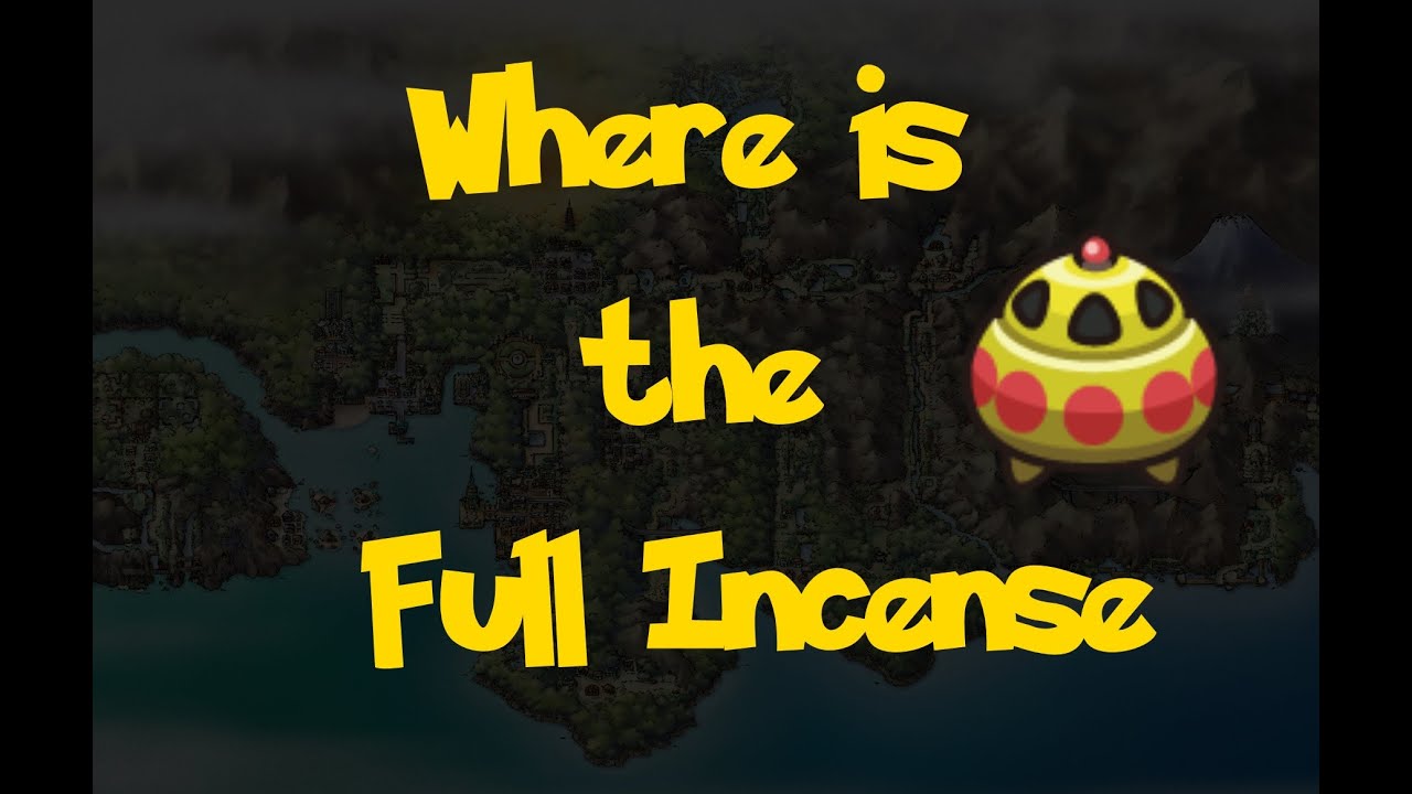 Where Is: The Full Incense (Pokemon Heart Gold/Soul Silver)