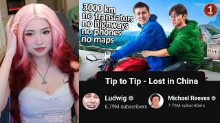 Emiru Reacts to Tip to Tip by Ludwig and Michael Reeves (Day 1-4)