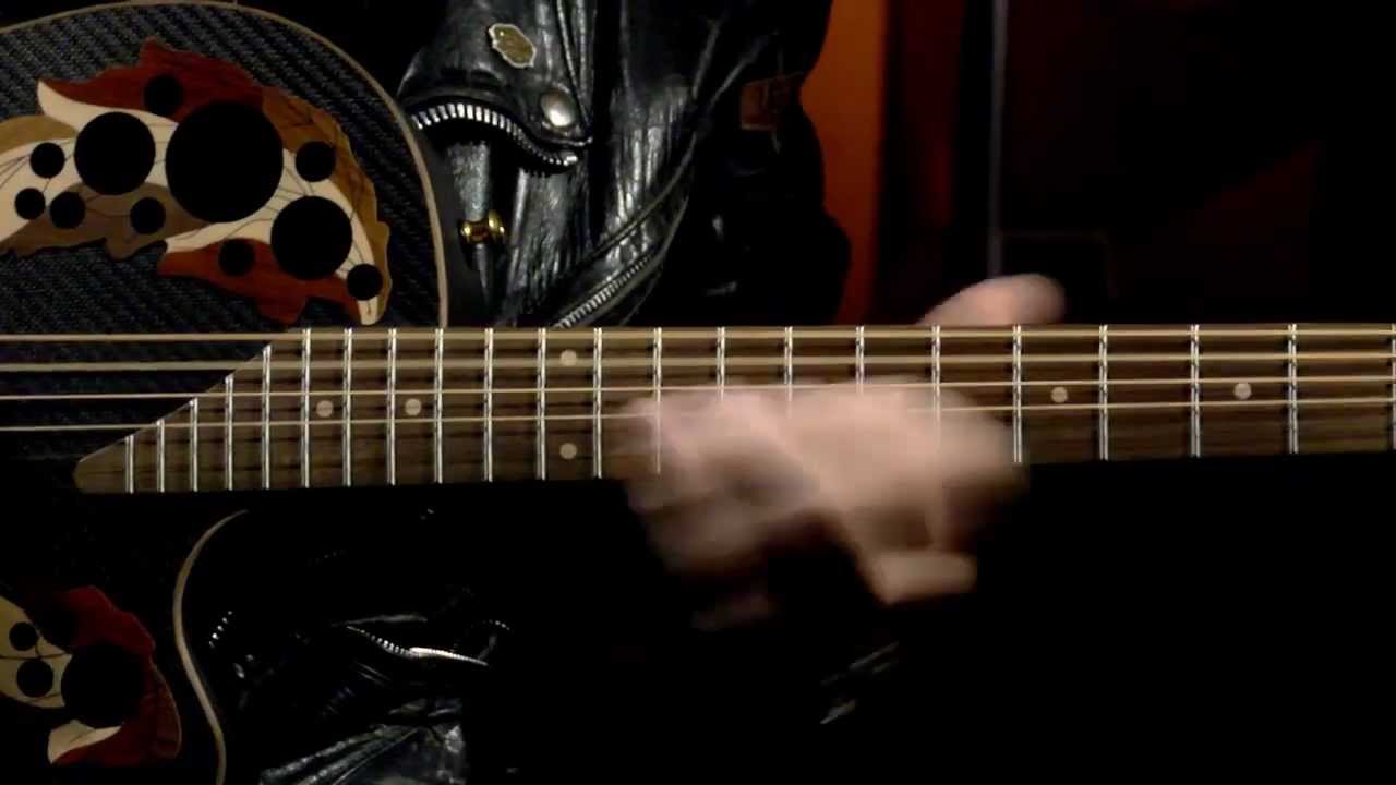 Brad Davis plays the Ovation Adamas 2080ES