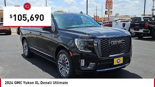 2024 GMC Yukon XL San Angelo TX V240262 San Angelo Tx Gmc