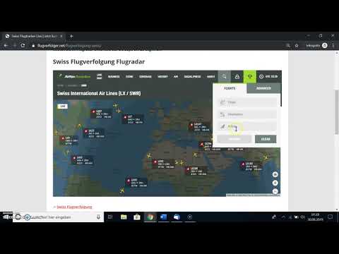Swiss Flugverfolgung Online: So Geht's! Tutorial [Swiss Flugtracker]