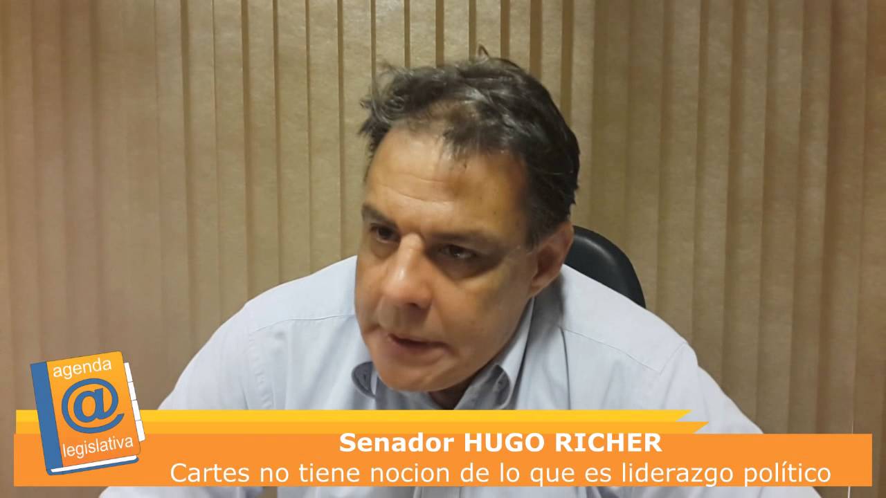 Senador Hugo Richer, sobre Cartes - YouTube